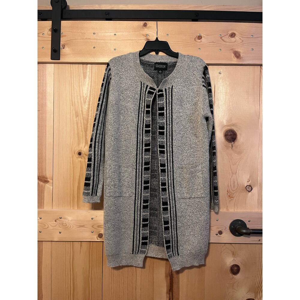 Mia Maddison Patterned Cardigan Women’s Size Small